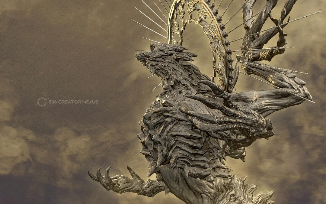 地啼龍アンイシュワルダ　ガレージキット