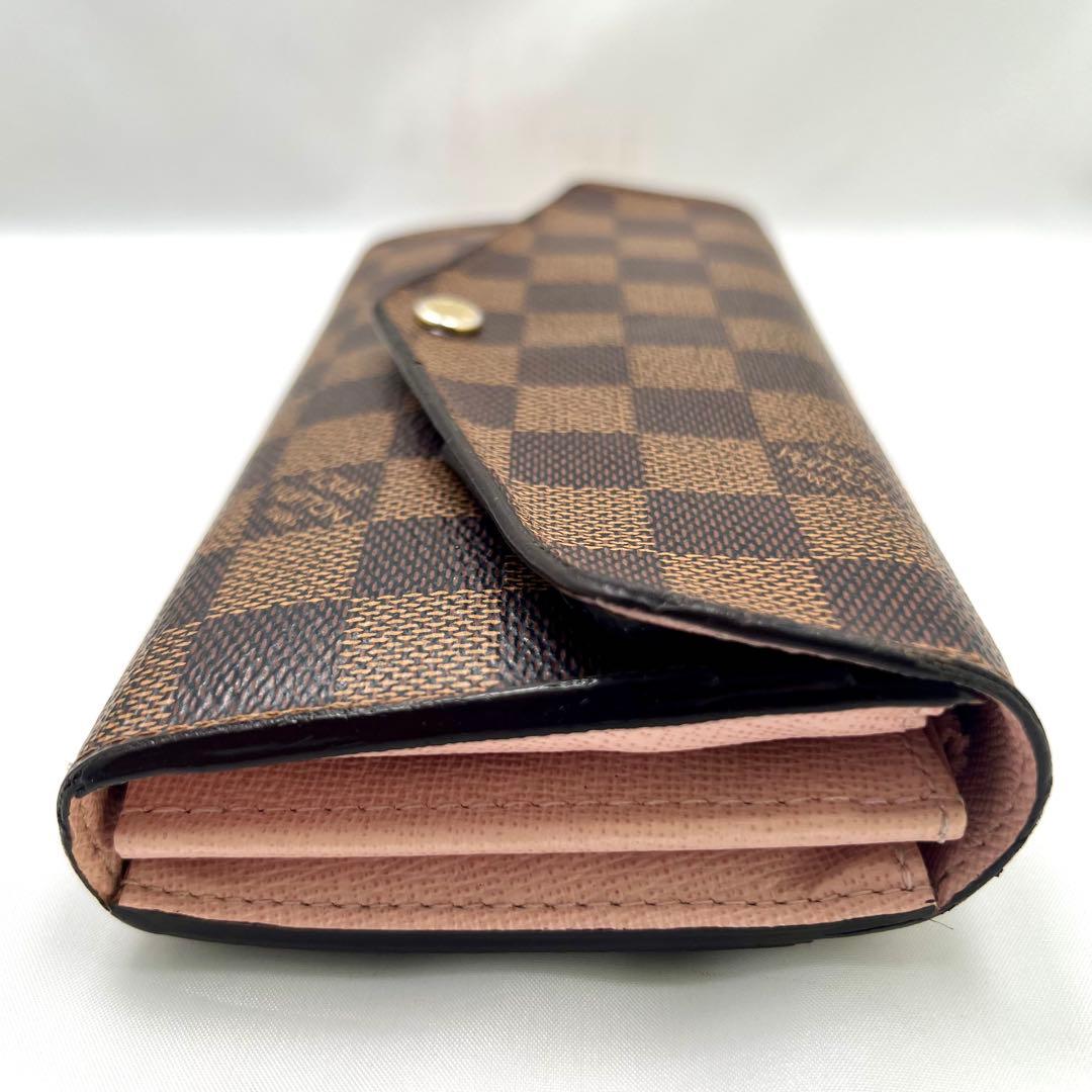 みなこ884 ルイヴィトン ダミエ ポルトフォイユサラ ローズバレリーヌ