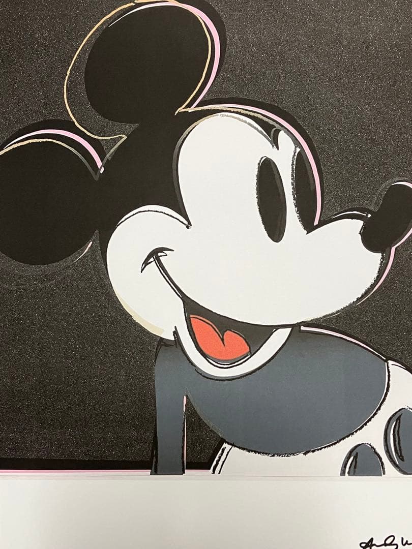 ゴ*ん様 【模写】限定100枚 アート品 アンディ・ウォーホル ミッキーマウス【