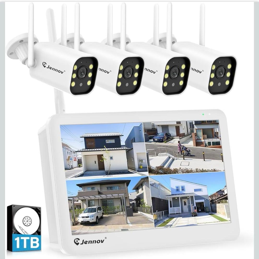 新品未開封　Jennov 防犯カメラ 屋外 IP66防水防塵 500万画素