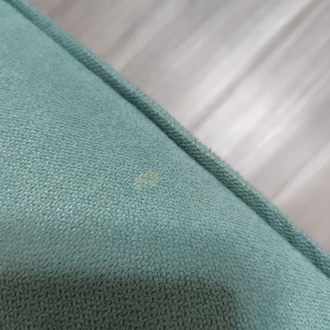 ニトリ　コンパクト2人掛けソファ　グリーン