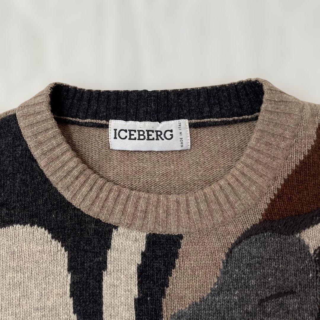 90s アイスバーグ ICEBERG イタリア製 バットマン ウール ニット