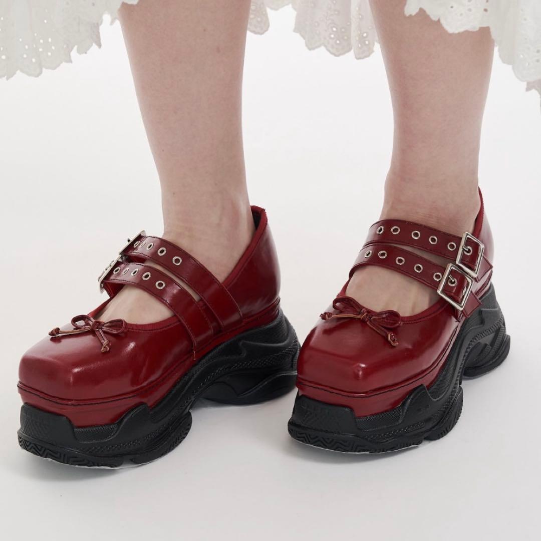 jouetie 底スニーカーソールバレエシューズ/メリージェーン