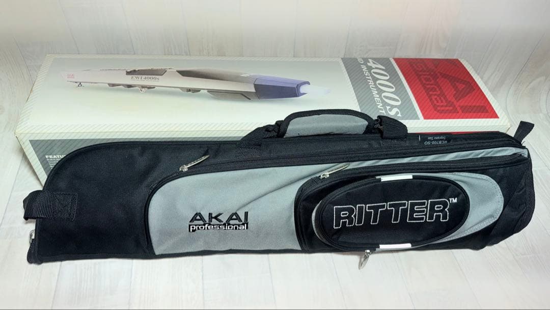 AKAI EWI 4000S ウィンドシンセサイザー　新品マウスピース赤交換