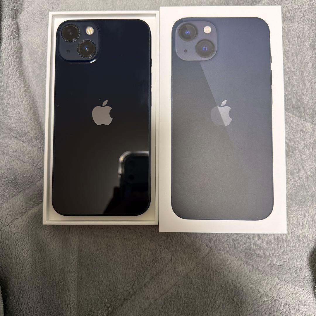 iPhone 13ミッドナイト 128GB (ジャンク) スマホケース付き