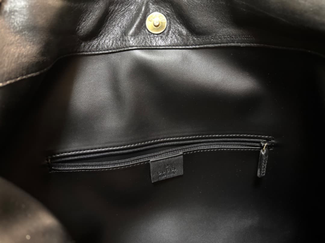 GUCCI グッチ バンブー 本革 2way ショルダーバッグ ハンドバッグ