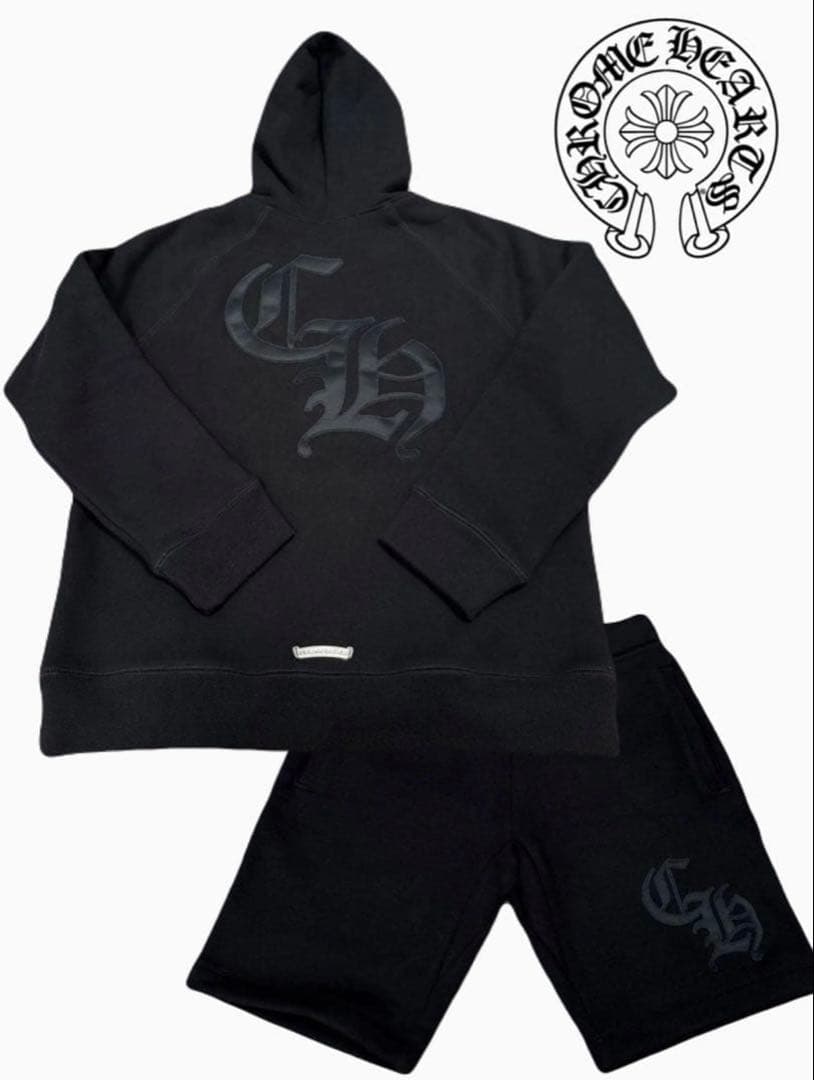 【限定大幅値下げ】CHロゴセメタリークロスフーディー＆ショートパンツ セット