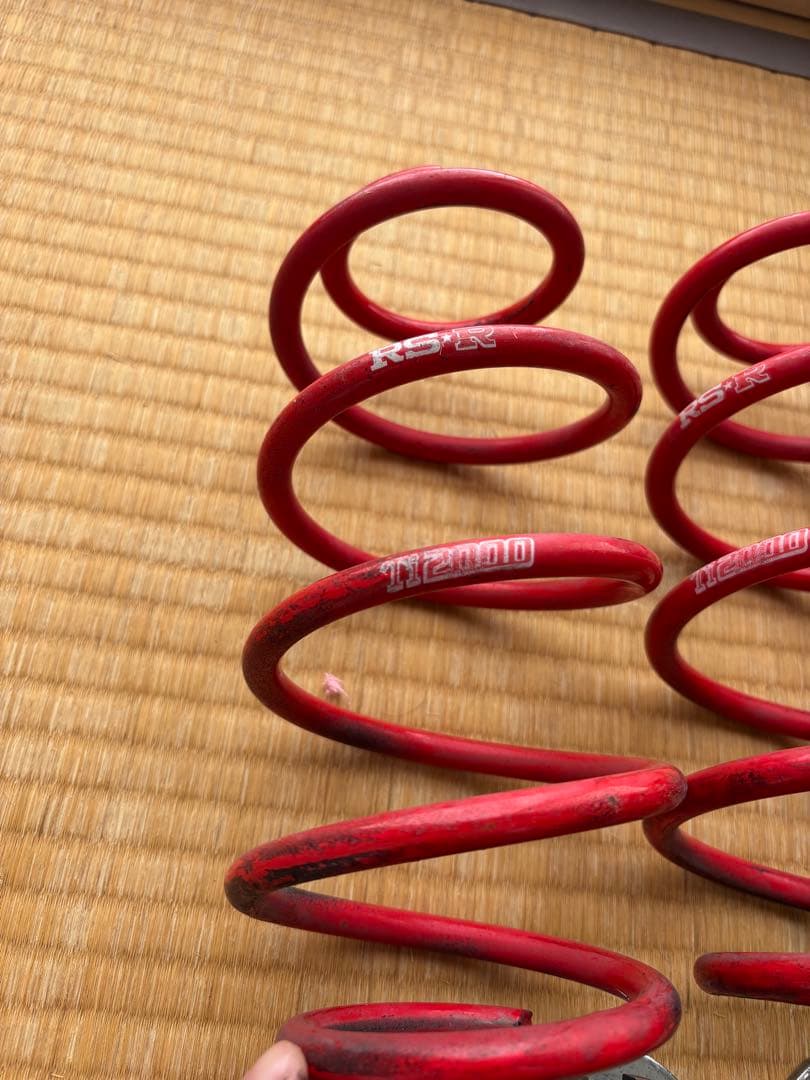 フィット　ge8 車高調　前後違うメーカー　リアジャンク