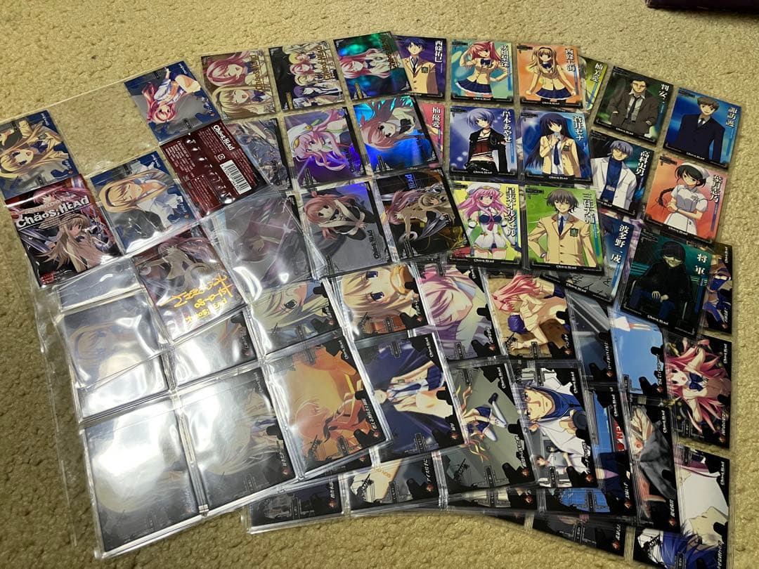 カオスヘッド　トレーディング　カード　フル　コンプ　セット　ニトロプラス　5pb