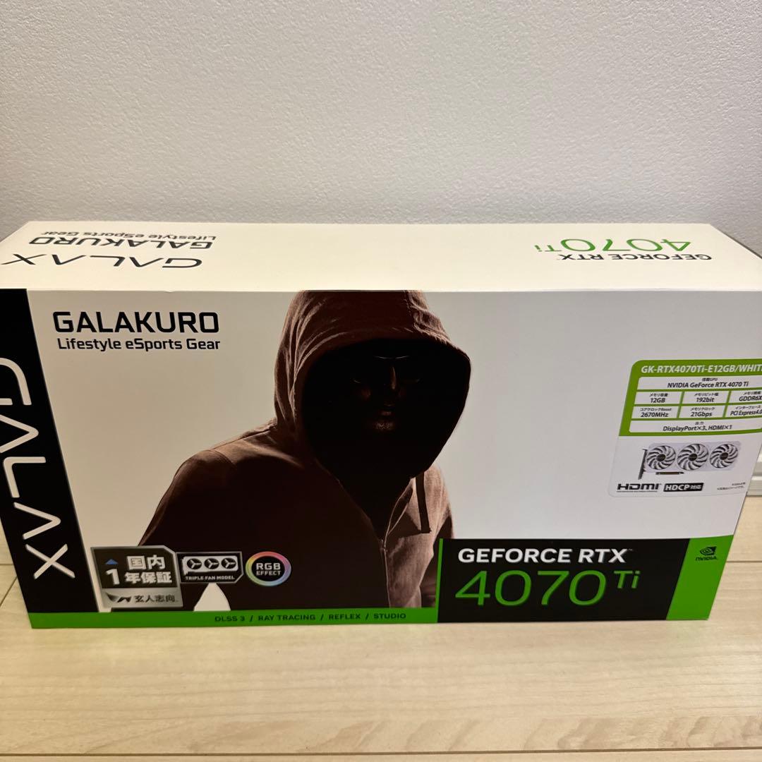 玄人志向 GARAKURO NVIDIA GeForce RTX 4070 Ti