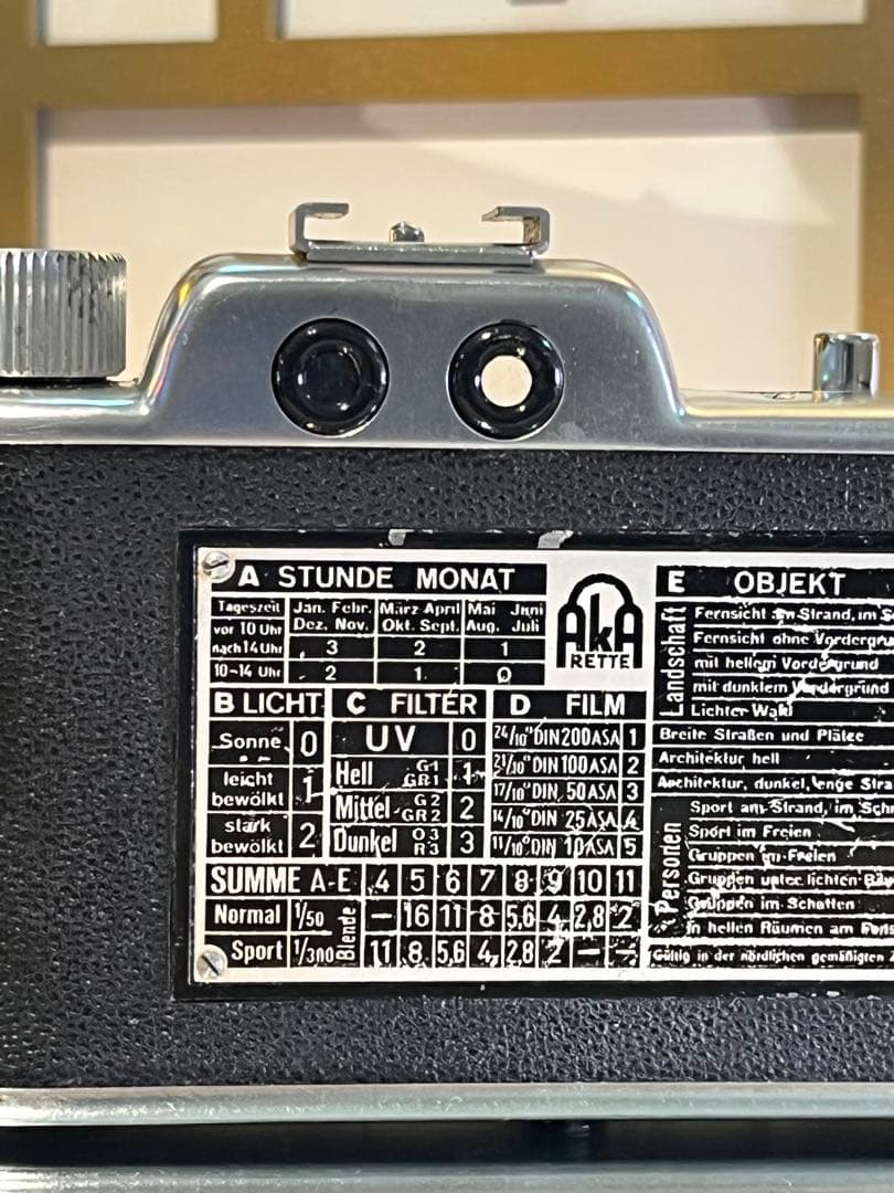 AKA RETTE ビジュ良しカメラ 画角切替 革ケース付