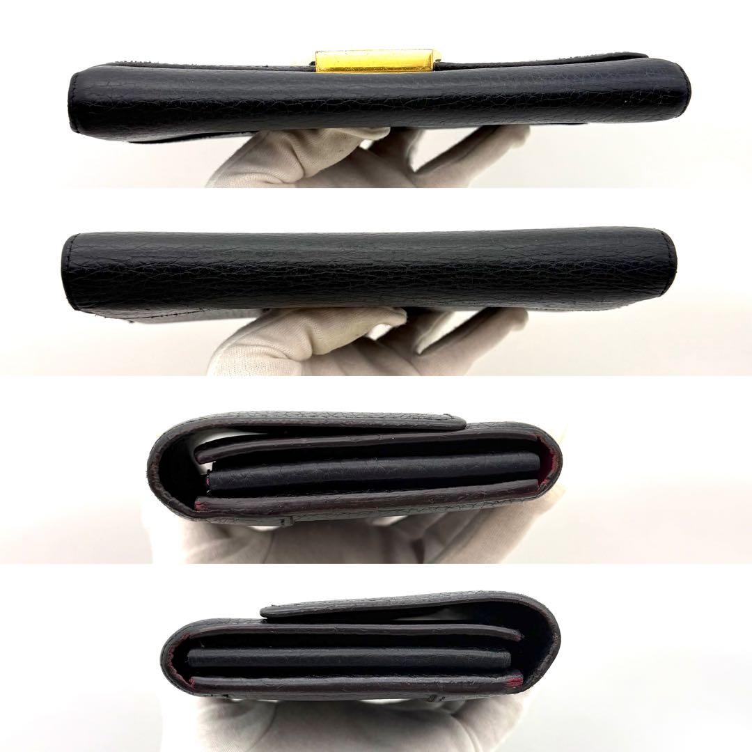 ★超極SSS美品★ヴィトン モノグラム ポルトフォイユドゥブルV 黒 長財布