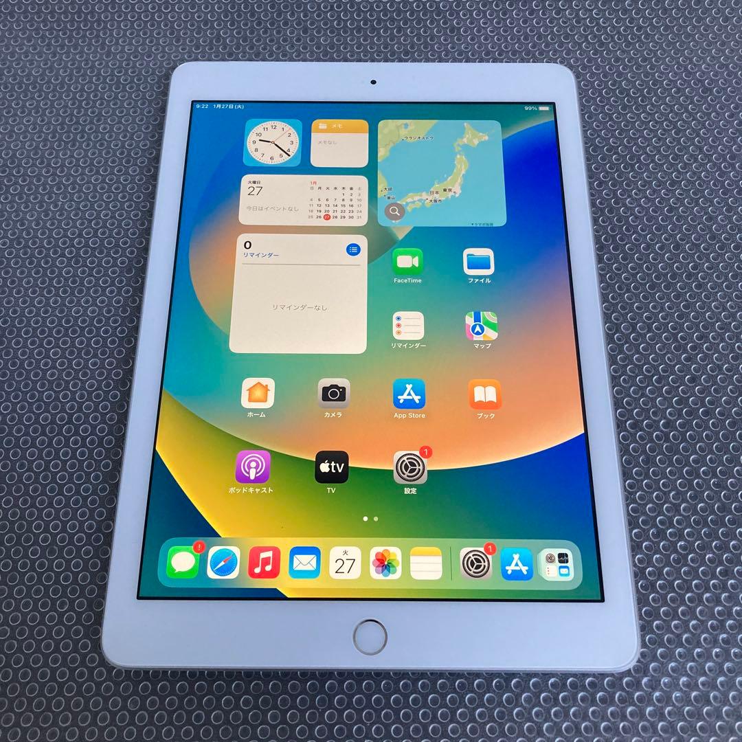 4002 極美品新品級☆電池最良好☆iPad5第5世代32GB SIMフリー☆