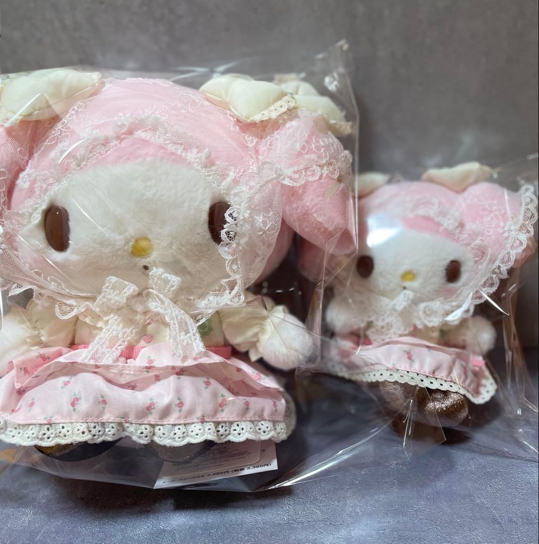 マイメロディ　フォレストレースぬいぐるみ　マスコットホルダー　２点セット