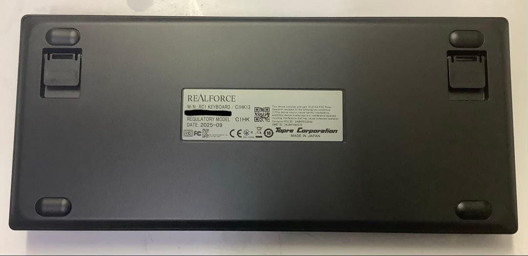 REALFORCE RC1 英語配列キーボード 30g