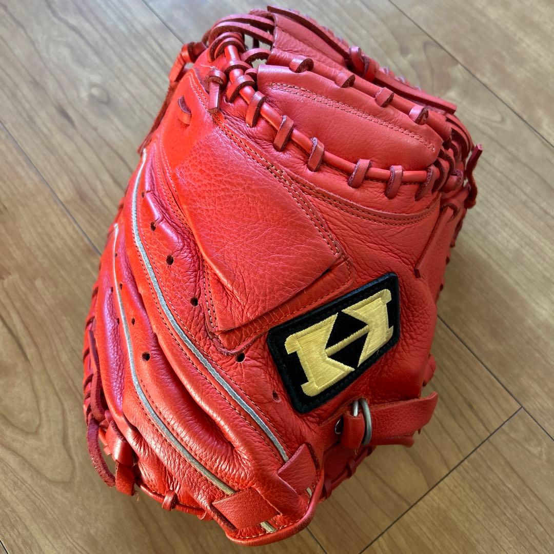 【美品】ハイゴールド 一般軟式キャッチャーミット