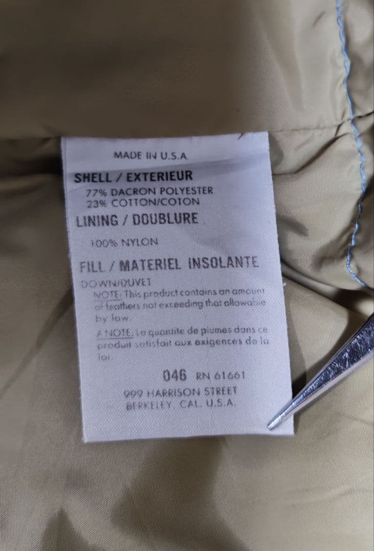 80s USA製 THE NORTH FACE ダウンベスト