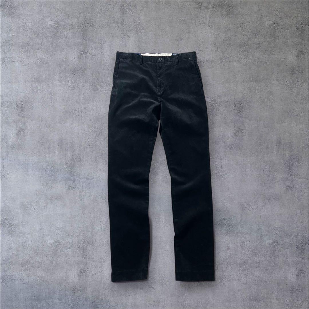 新品 Polo Ralph Lauren コーデュロイパンツ 黒 32/34