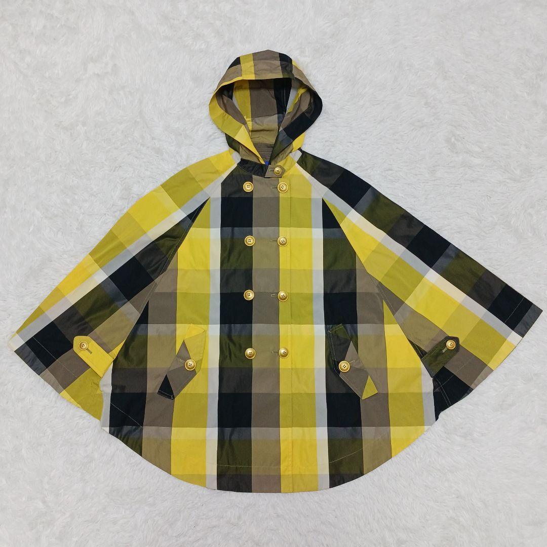 ✨美品✨ブルーレーベル　フード付きポンチョ レインポンチョ 38