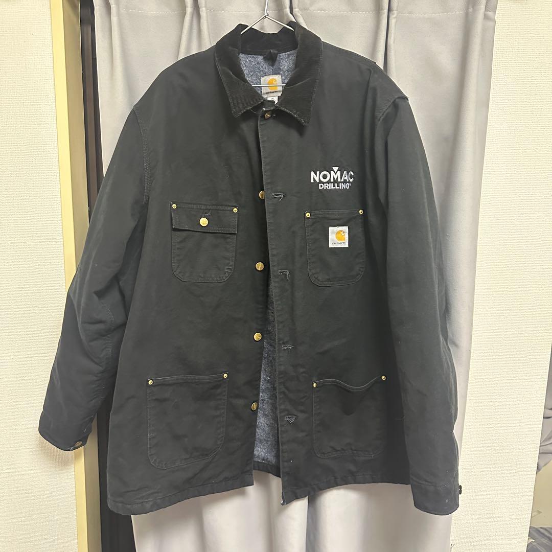 Carhartt ワークジャケット チョアコート XL 企業ロゴ