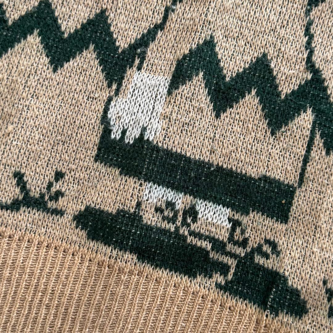 貴重　レア　70s ARROWヴィンテージ ニット セーター チャーリーブラウン