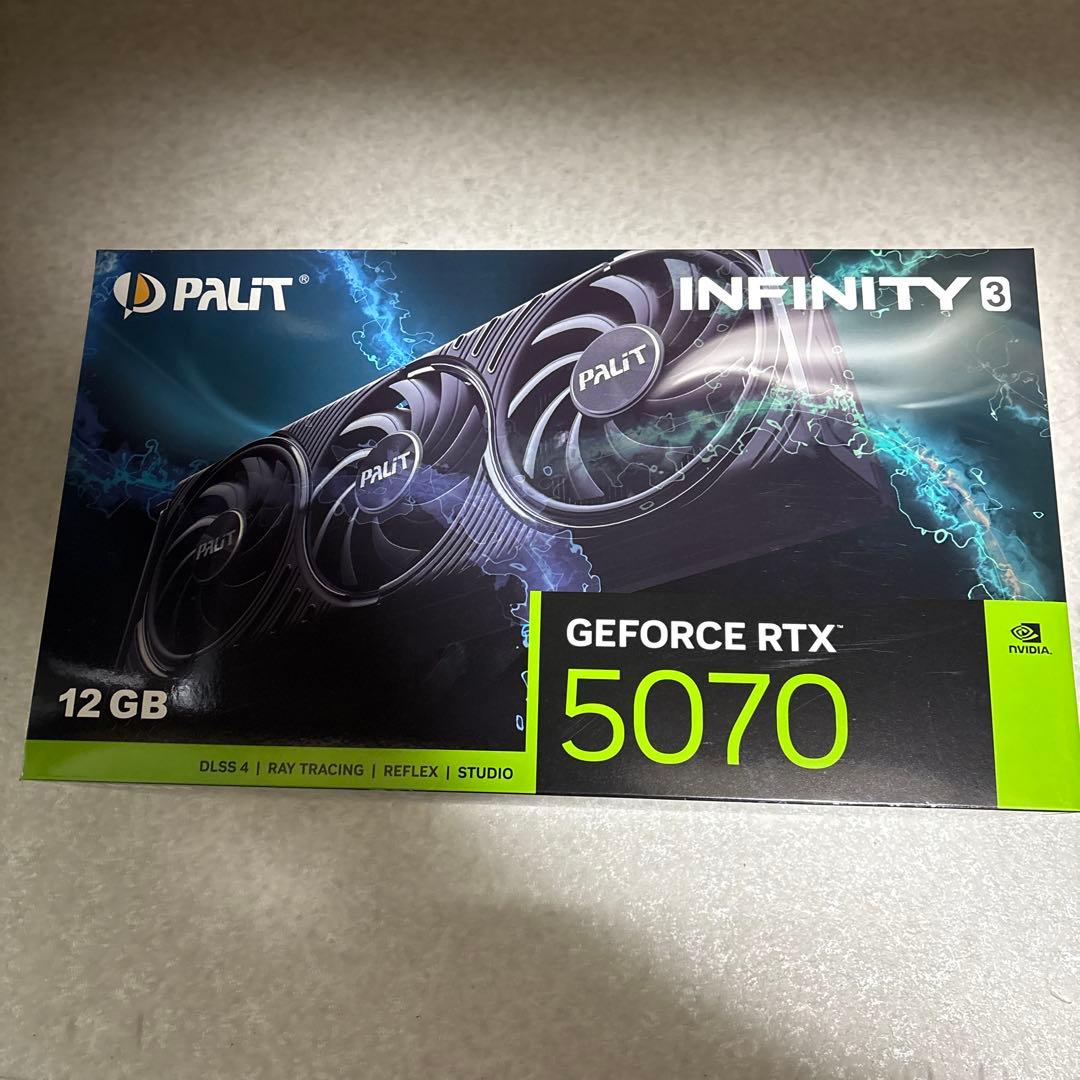 グラフィックボード・グラボ・ビデオカード PALIT GEFORCE RTX 5070 INFINITY 3 12GB