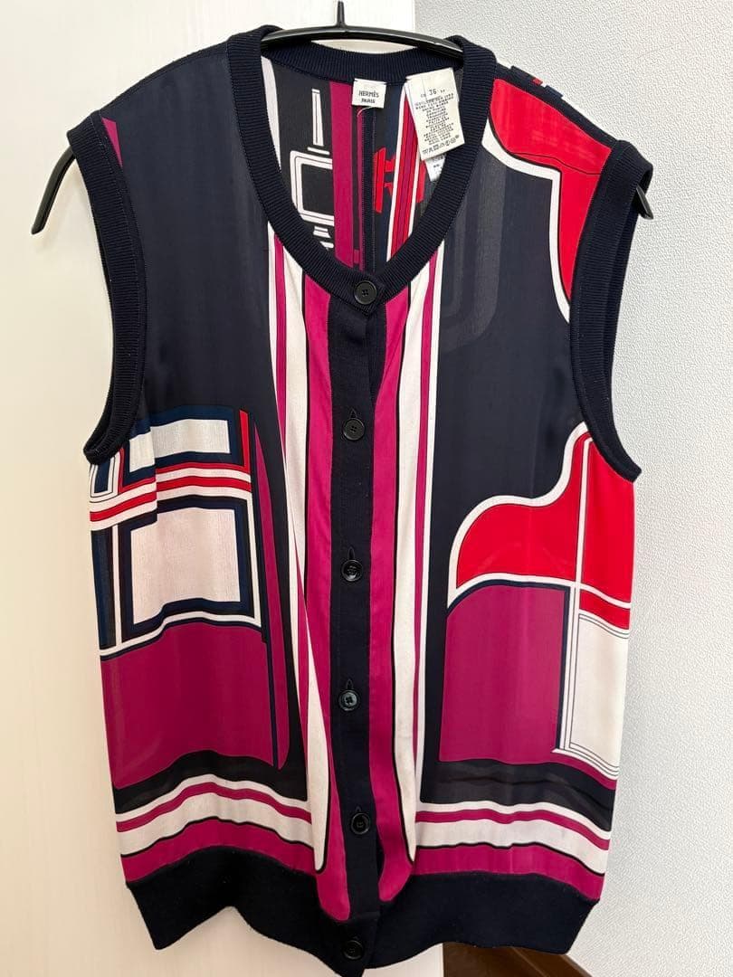 【週末割引】エルメス ベストカーディガン 36 人気商品 即購入OK