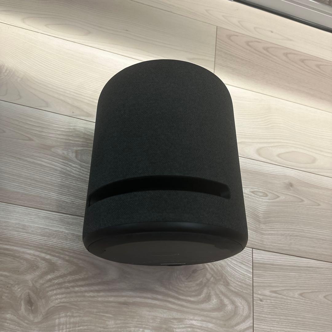 Echo Studio スマートスピーカー 黒 円筒形