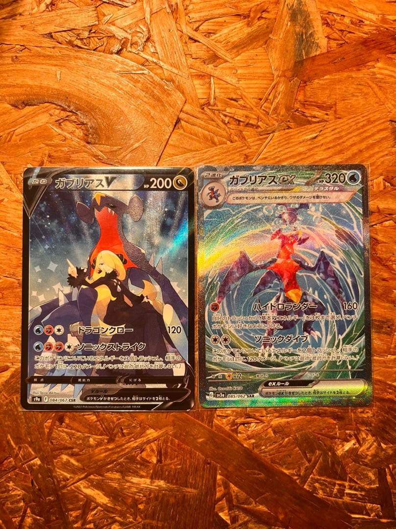 ガブリアスex SAR ガブリアスV 2枚セット