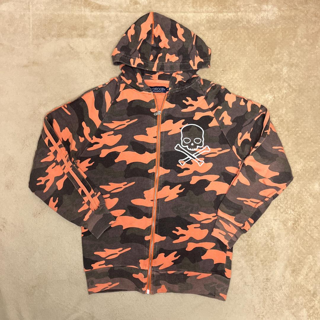 HYDROGEN カモフラージュ スカルセットアップ S 上下セット