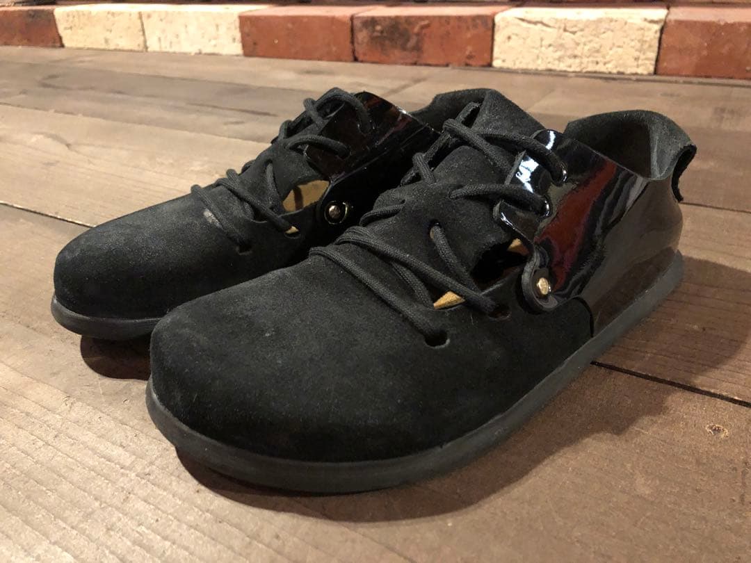 ビルケンシュトック モンタナ￼￼ 黒 レースアップサンダル 43 28cm