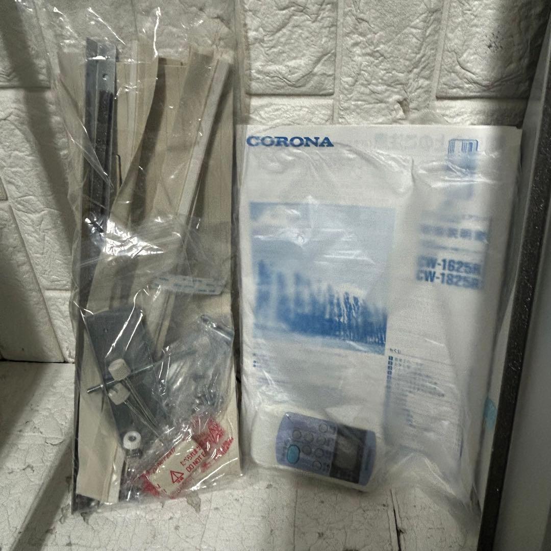 2025年製 CORONA CW-1625R 窓用エアコン 窓枠アタッチメント付