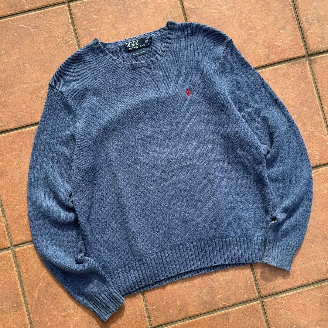 90s Polo by Ralph Lauren イタリアンヤーンコットンニット
