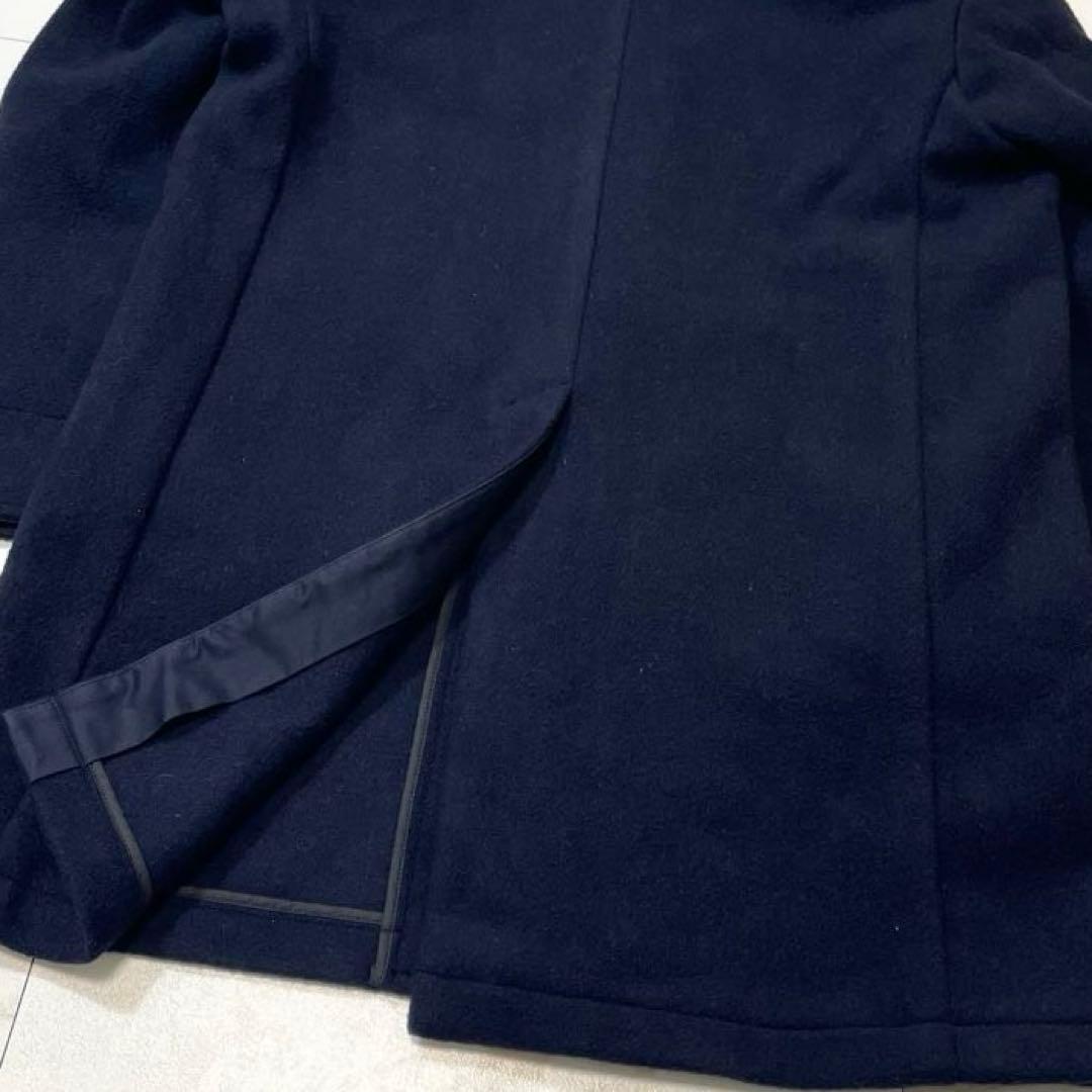 【希少44サイズ 美品2way】ダントン ウールモッサ フーデットコート ロング