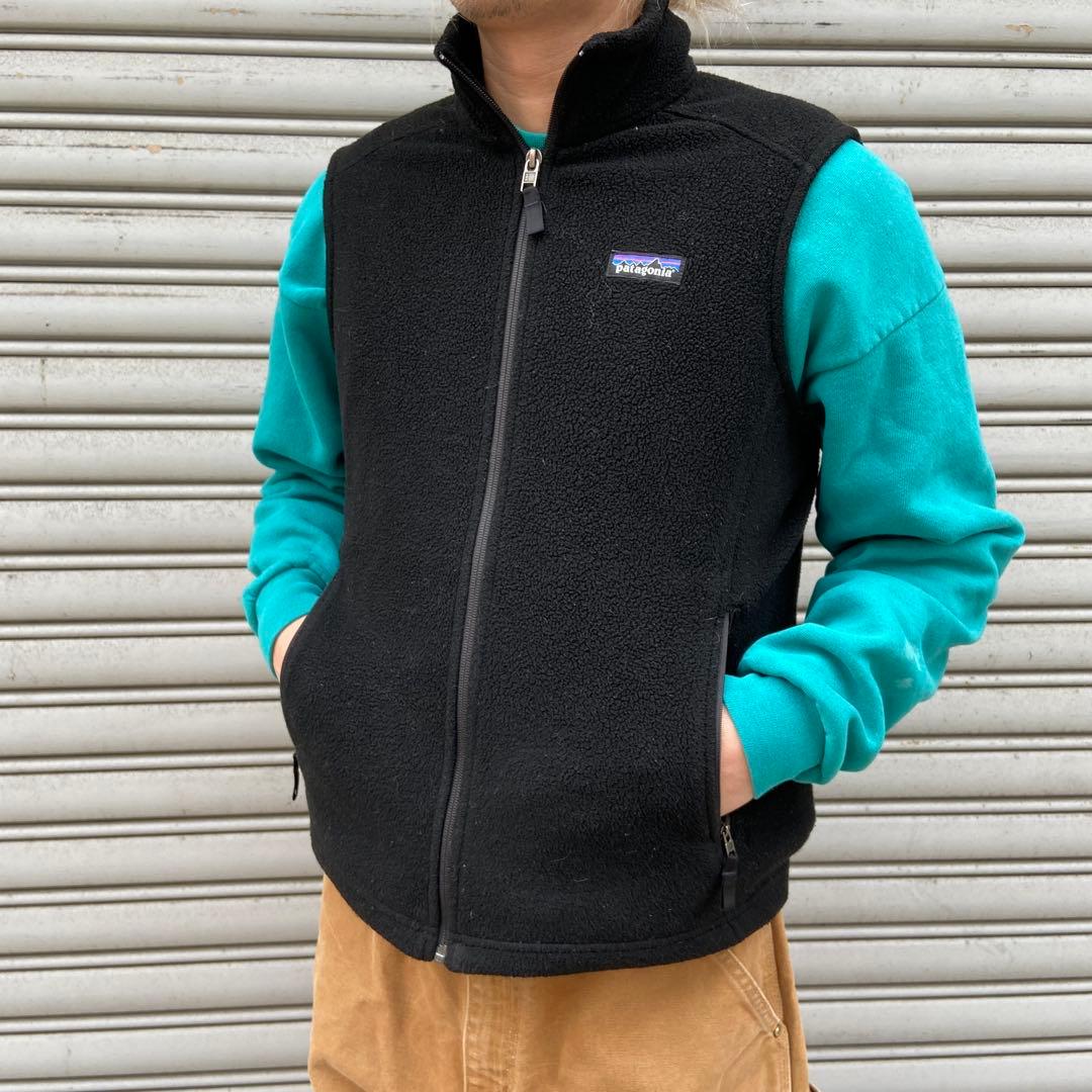 patagonia☆パタゴニア☆シンチラフリースベスト☆ブラック☆M☆2019年