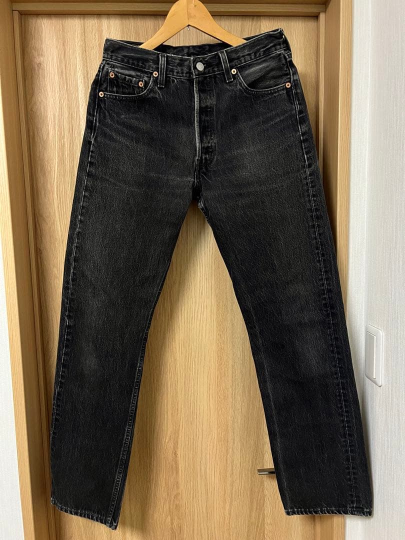 90s Levi's 501 USA製先染めブラックＲタブ30×32