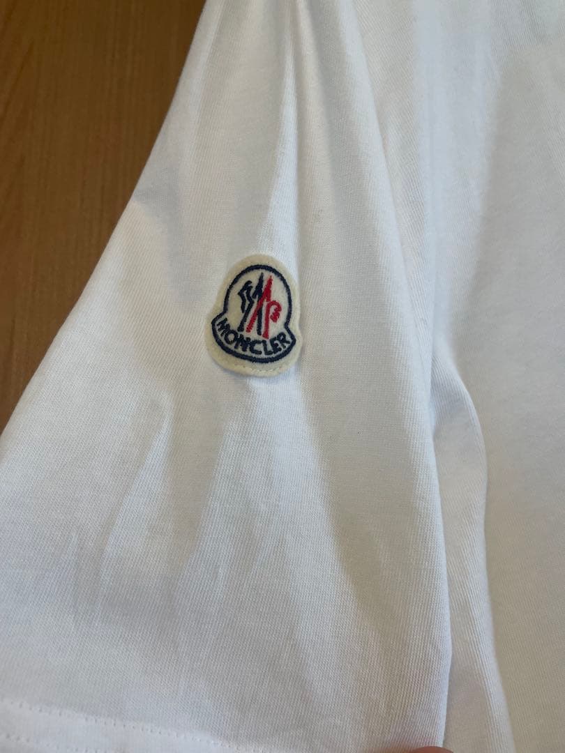 MONCLER モンクレール 半袖 Tシャツ S ホワイト　夏服