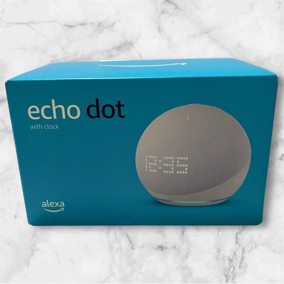 アビ 　Amazon echo dot （第5世代）with clock