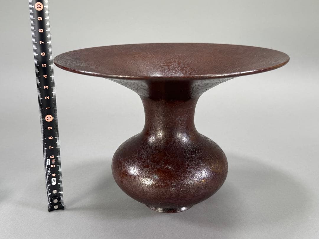 いけばな　池坊　銅唐銅　花瓶　花器　銅器　華道具