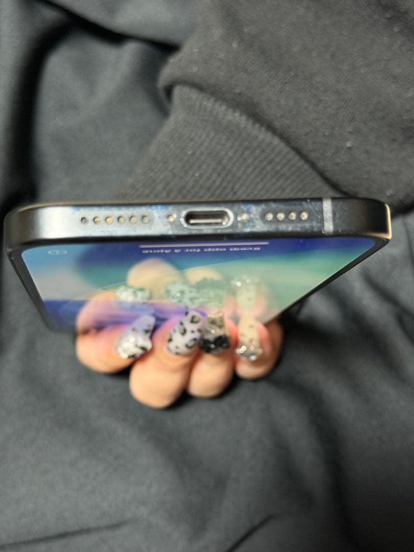 「美品」 iPhone15plus 128GB ブラック