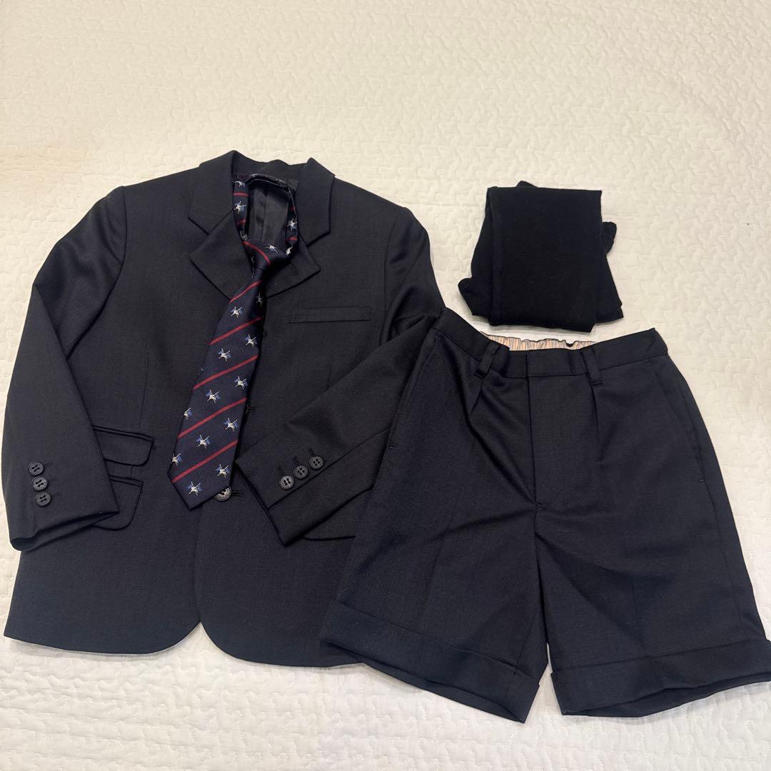 バーバリー　120 フォーマル　スーツ　ジャケット　パンツ　ネクタイ