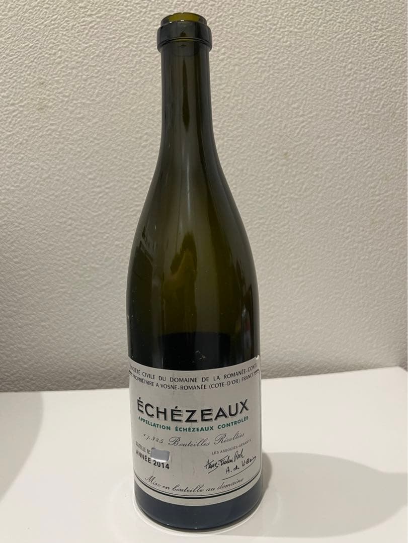 ※空き瓶　ÉCHEZEAUX 2014 赤ワイン