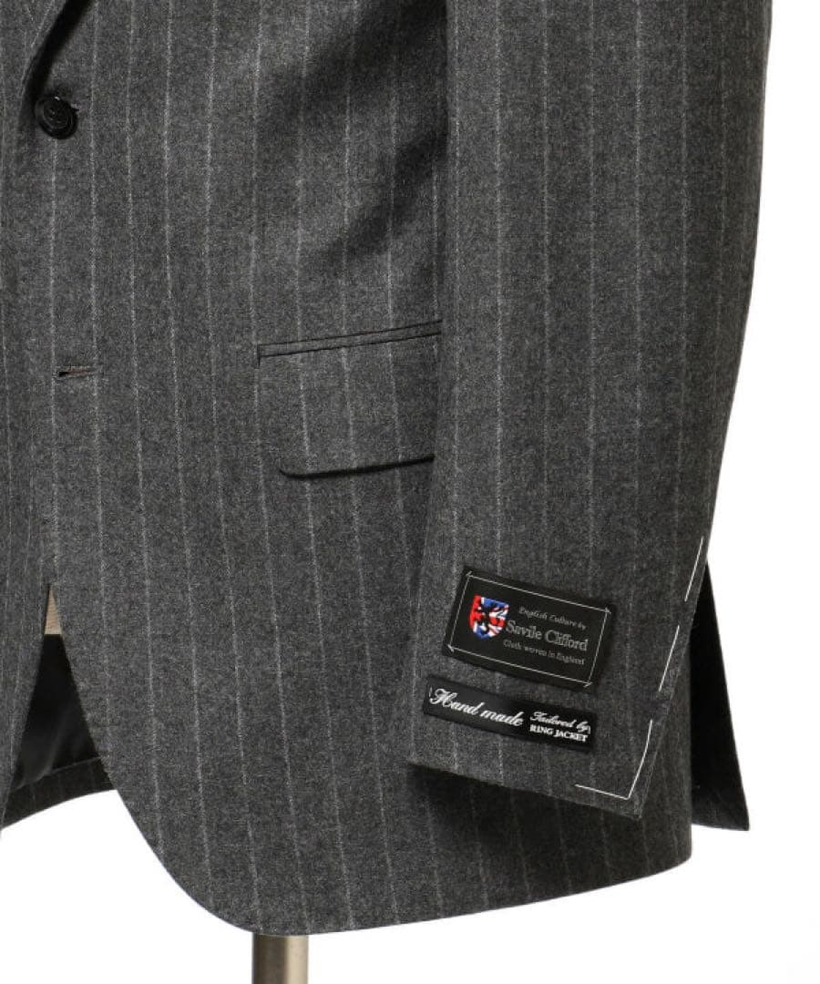 [新品] BEAMS F HANDMADE RING JACKET ストライプ