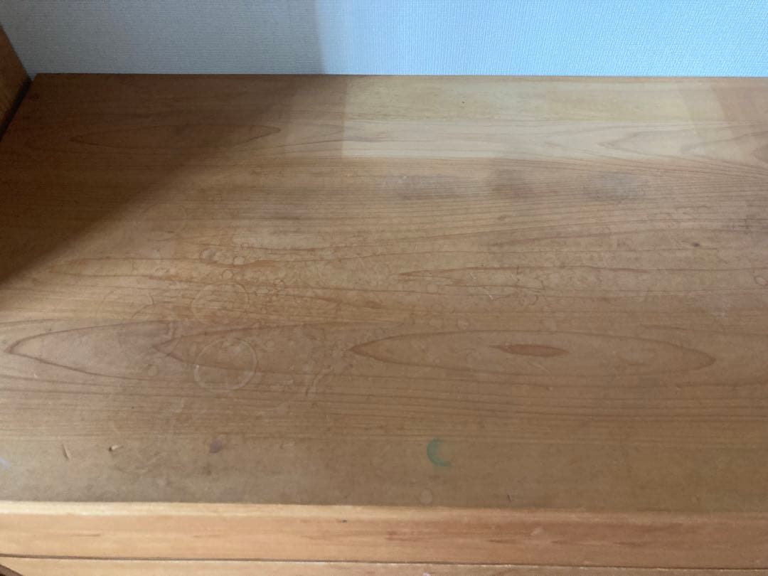 ヒノキクラフト 木製 4段チェスト シンプルデザイン