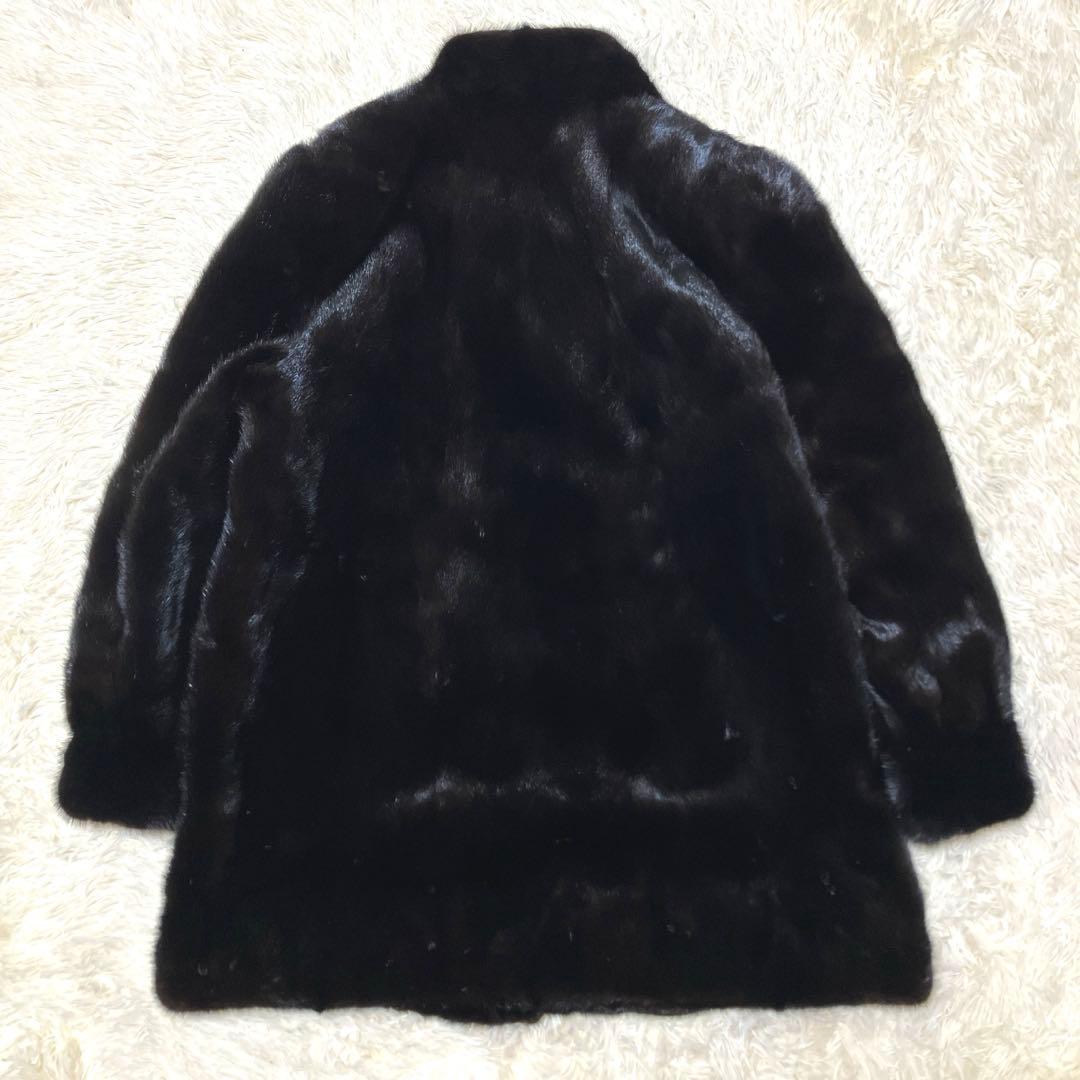 SAGA MINK  金タグ ファーコートミンク m サガロイヤル