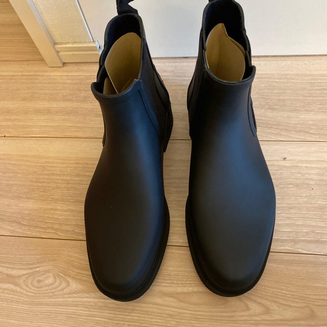 HUNTER ブラック レインブーツ UK 7