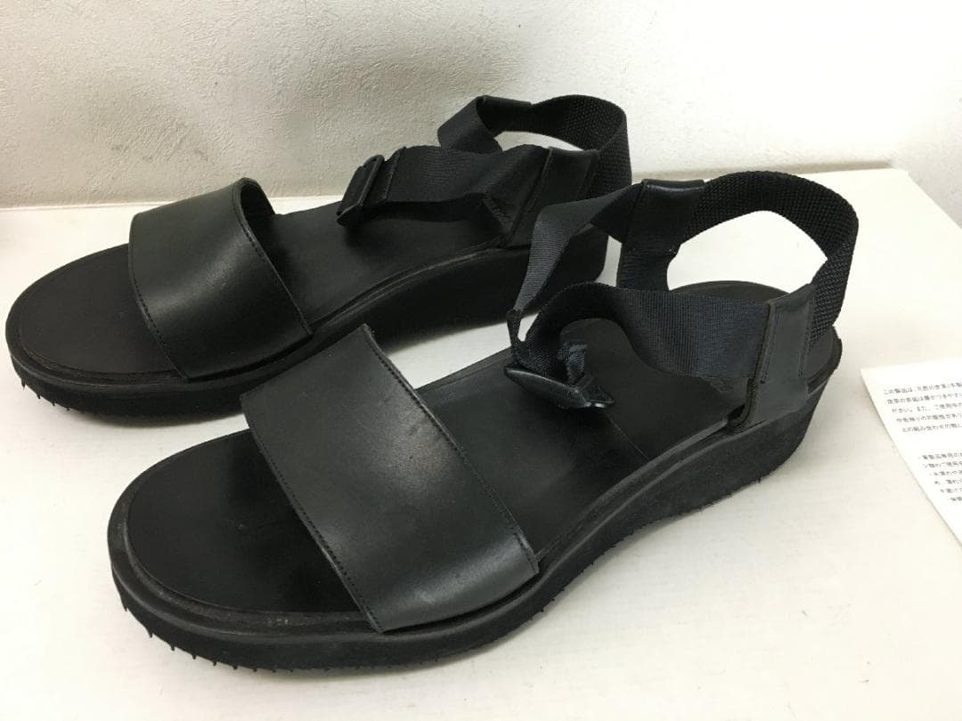 フットワークス 27.5 箱付き GUIDIレザー使用 上質 レザー サンダル