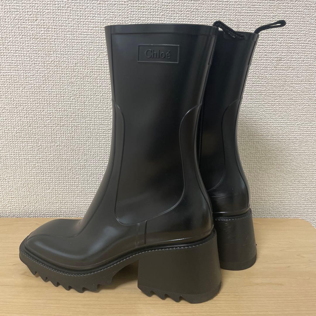 まい⭐︎Chloé ブラック 長靴・レインブーツ