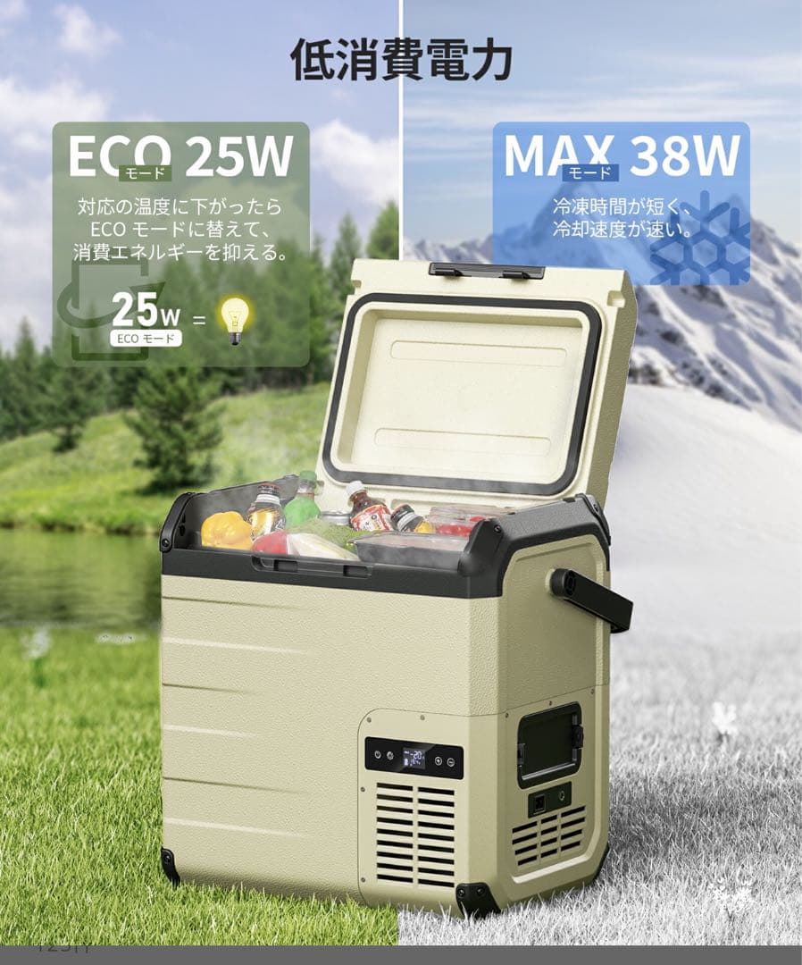 お*ん様 送料無料 EENOUR ポータブル冷蔵庫D18 大人気　18L