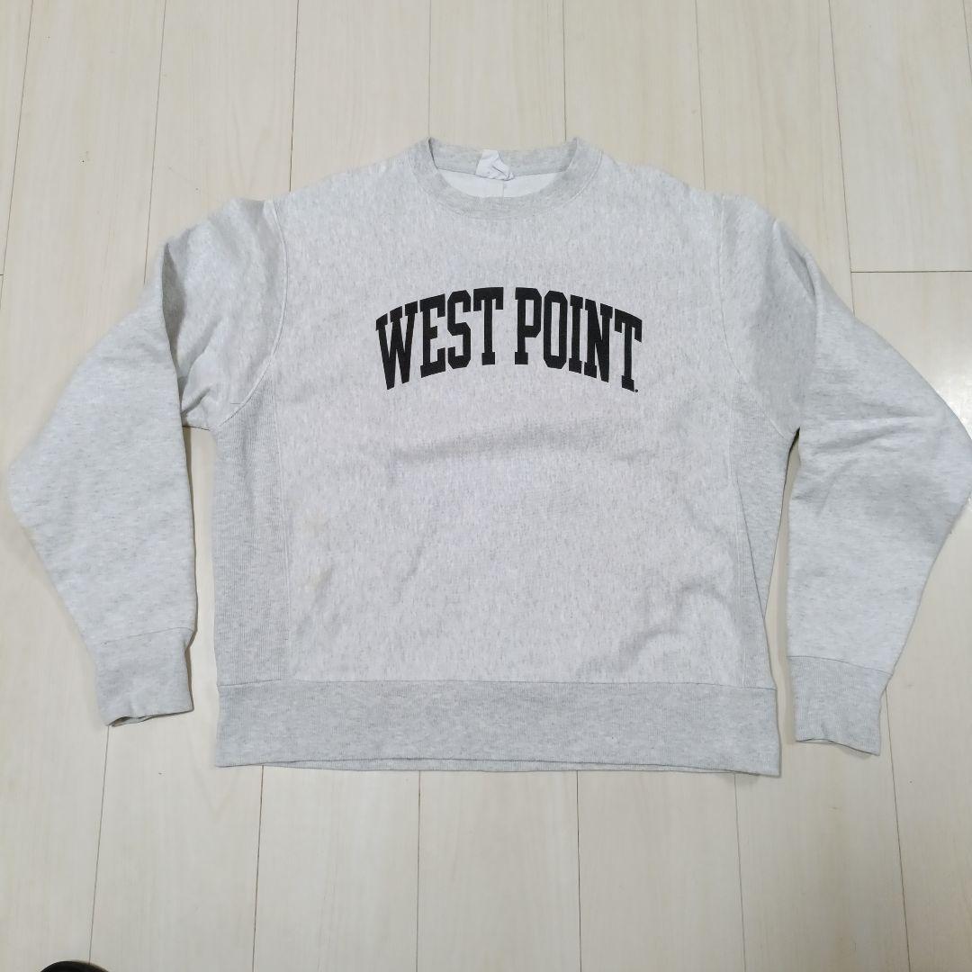 チャンピオン　リバースウィーブ　west point 00s ミリタリー染み込み